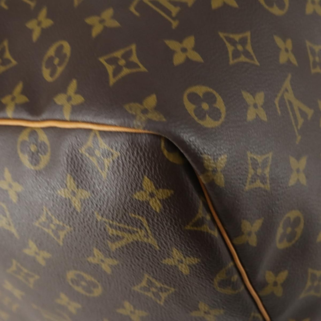 Louis Vuitton Keepall Bag Monogram Canvas Brown Canvas Travel Bag