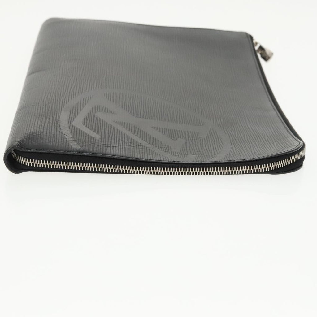 Louis Vuitton Pochette Jour Initials Epi Leather Black Leather Clutche & Pouche Bag