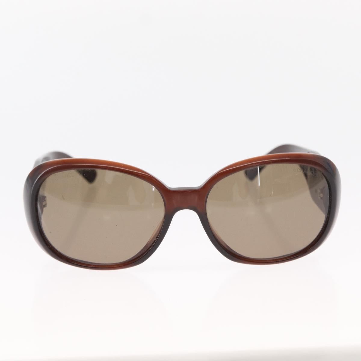Chanel Camélia Sunglasses Plastic Brown Plastic Sunglasse Accessory