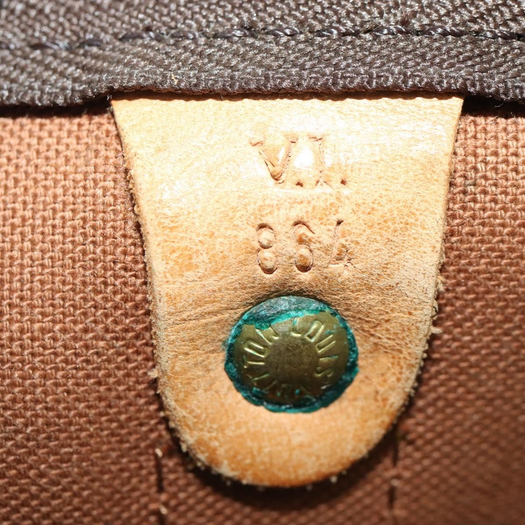 Louis Vuitton Keepall Bag Monogram Canvas Brown Canvas Travel Bag