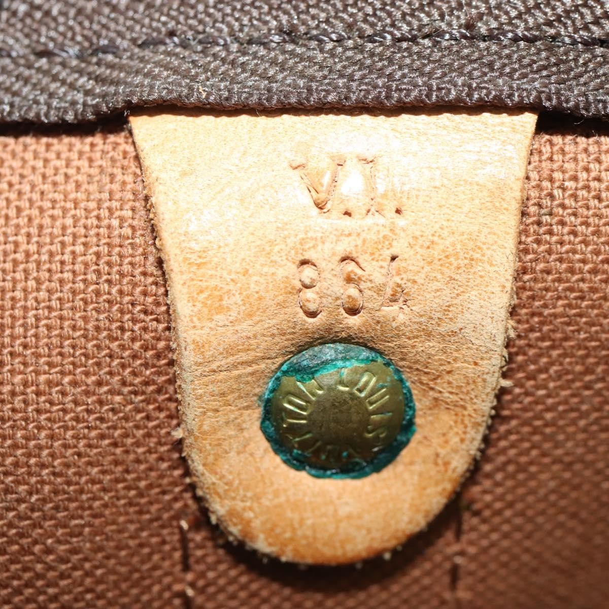 Louis Vuitton Keepall Bag Monogram Canvas Brown Canvas Travel Bag