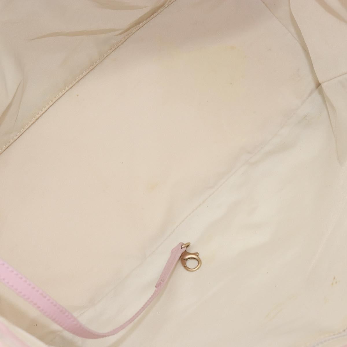 Chanel Travel Line Tote Nylon Pink Nylon Bag