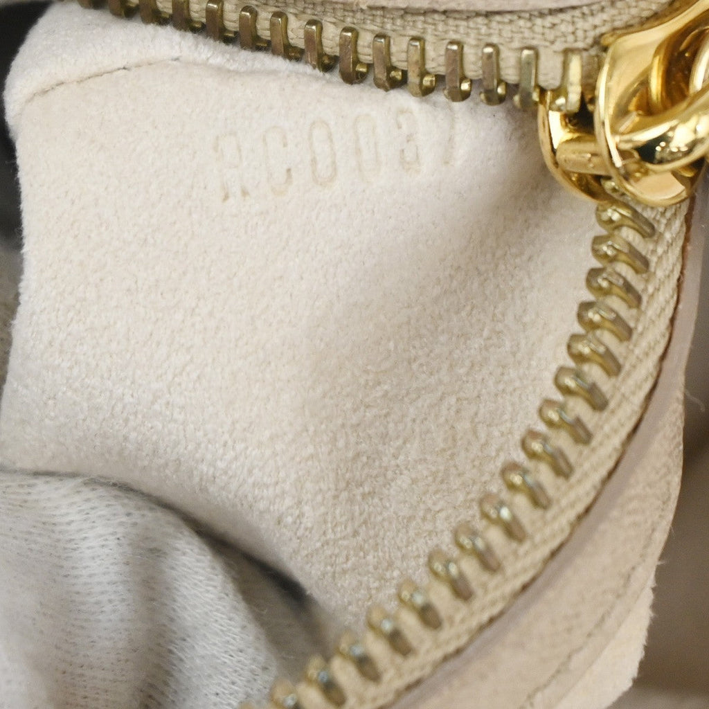 Louis Vuitton Olympe Stratus Handbag Limited Edition Monogram Lambskin Beige Leather Shoulder Bag