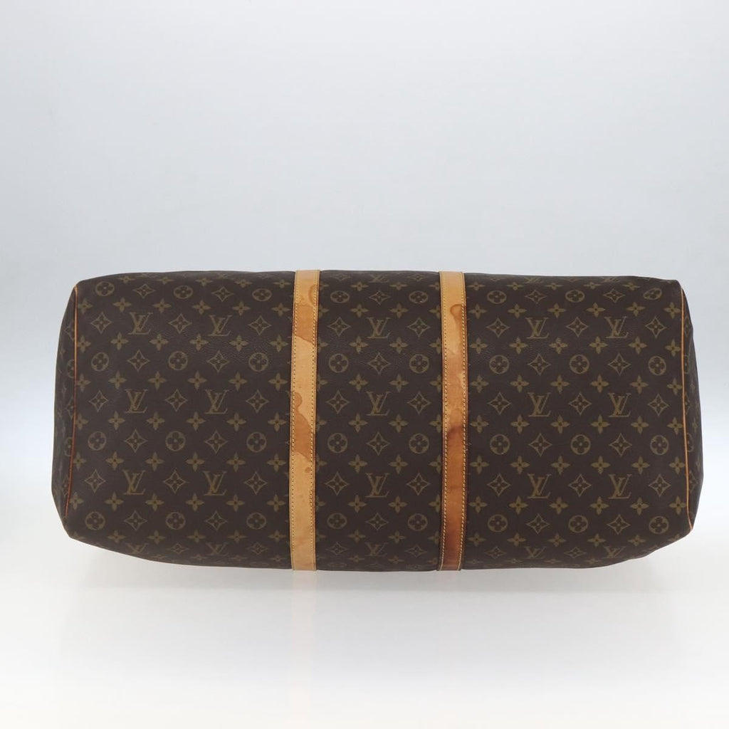 Louis Vuitton Keepall Bag Monogram Canvas Brown Canvas Travel Bag