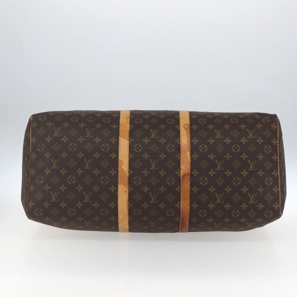 Louis Vuitton Keepall Bag Monogram Canvas Brown Canvas Travel Bag