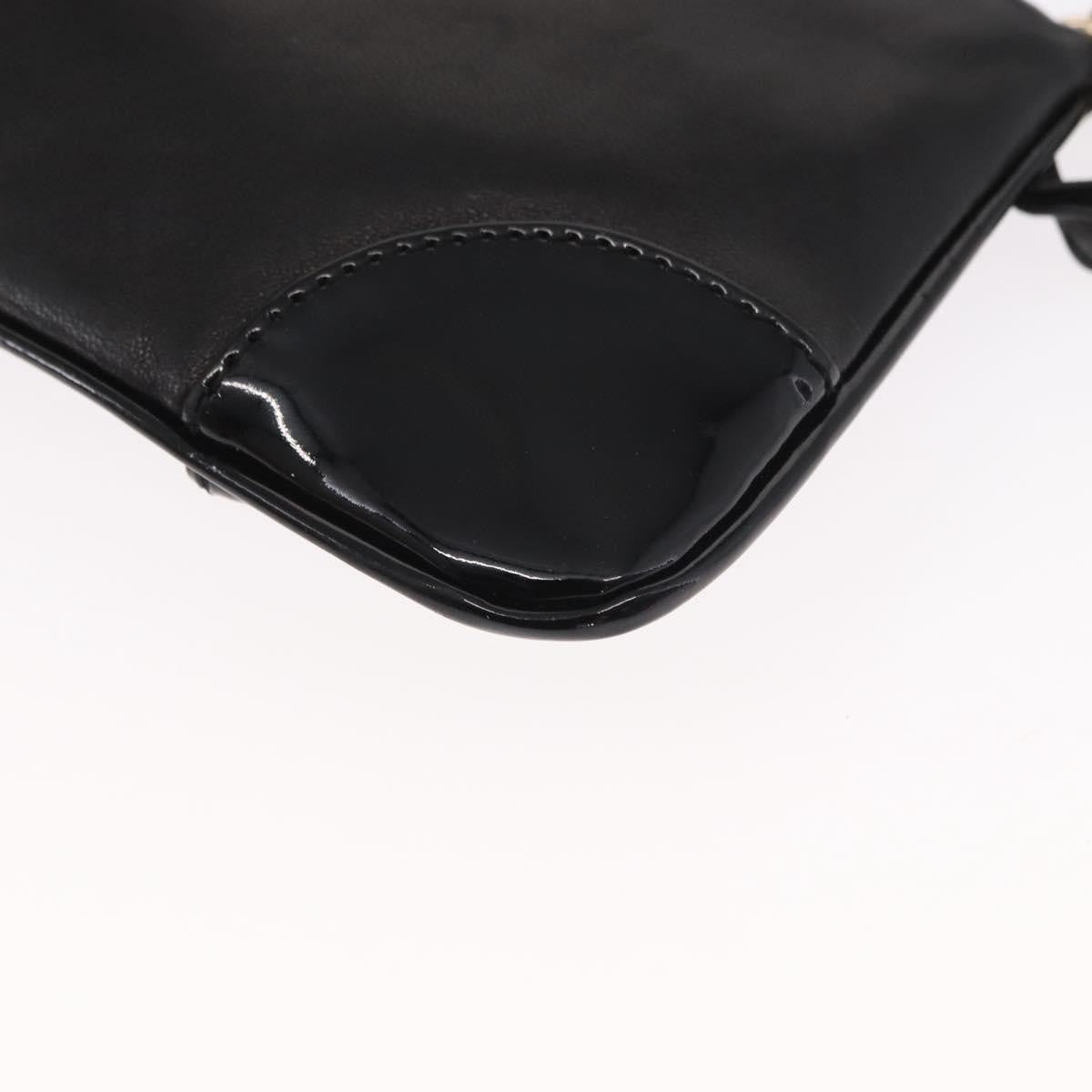 Chanel Camellia Clutch Bag Leather Black Leather Clutche & Pouche Bag