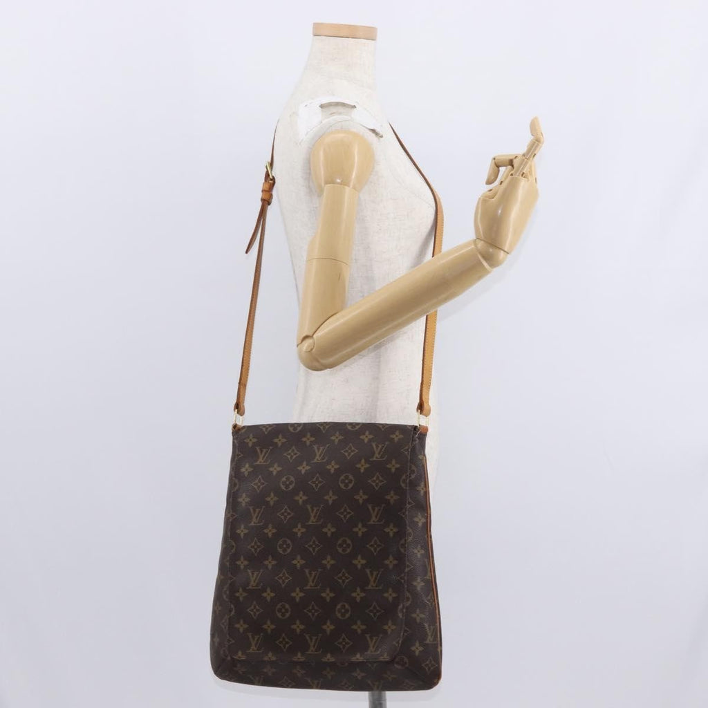 Louis Vuitton Musette Salsa Handbag Monogram Canvas Brown Canvas Shoulder Bag