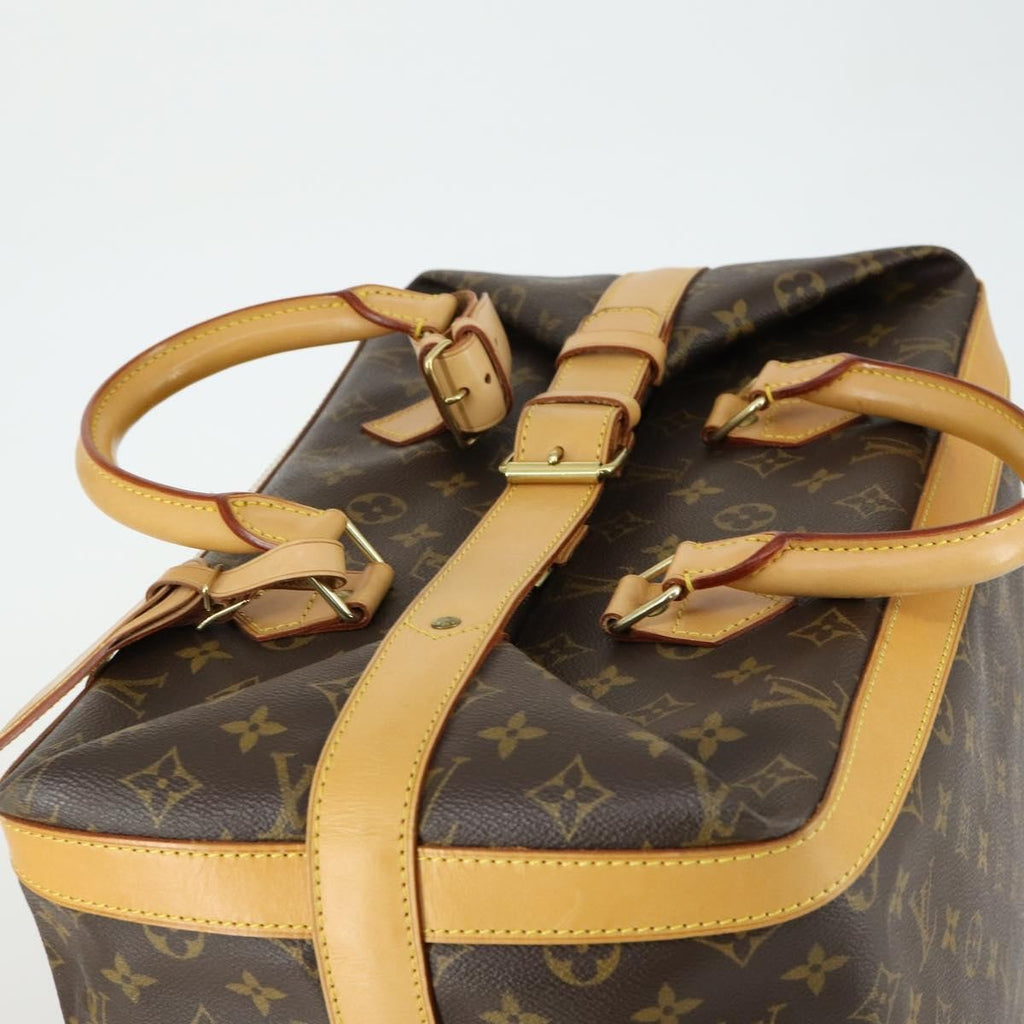 Louis Vuitton Cruiser Handbag Monogram Canvas Brown Canvas Travel Bag