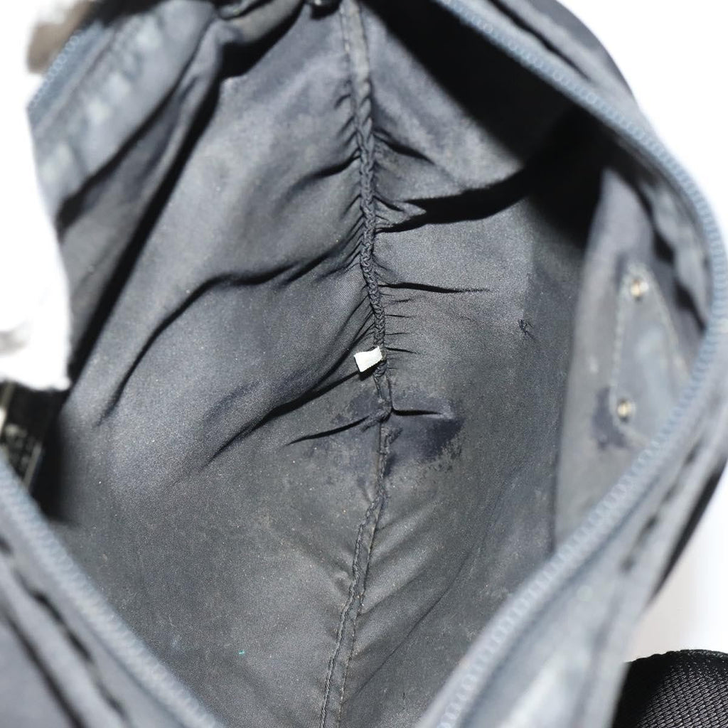 Prada Flat Messenger Bag Tessuto Black Nylon Shoulder Bag Bag