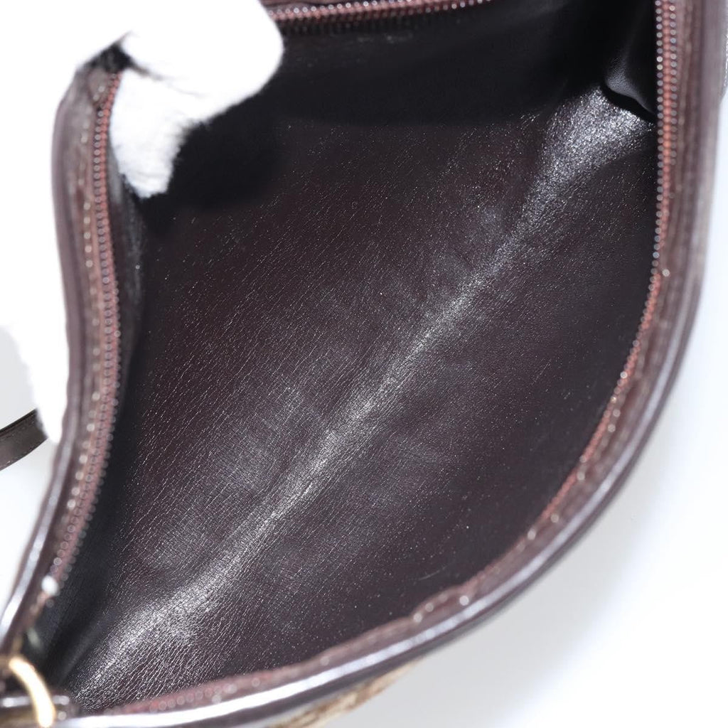Christian Dior Vintage Trotter Shoulder Bag Canvas Beige Canvas Shoulder Bag Bag (Pre-Owned)