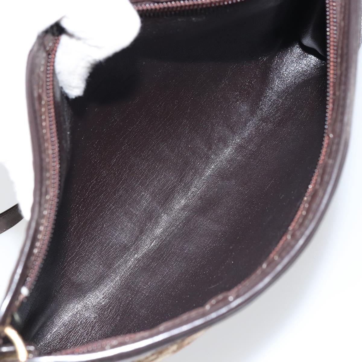 Christian Dior Vintage Trotter Shoulder Bag Canvas Beige Canvas Shoulder Bag Bag (Pre-Owned)