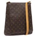 Louis Vuitton Musette Salsa Handbag Monogram Canvas Brown Canvas Bag