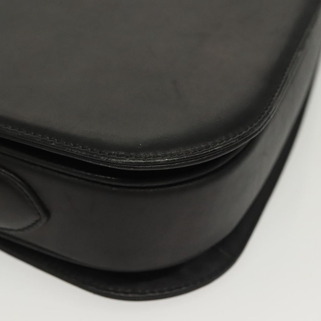 Celine Horse Carriage Shoulder Bag Leather Black Leather Bag