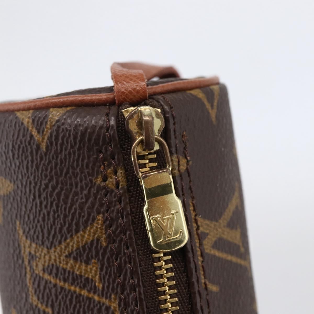 Louis Vuitton Papillon Pochette Monogram Canvas Brown Canvas Clutche & Pouche Bag