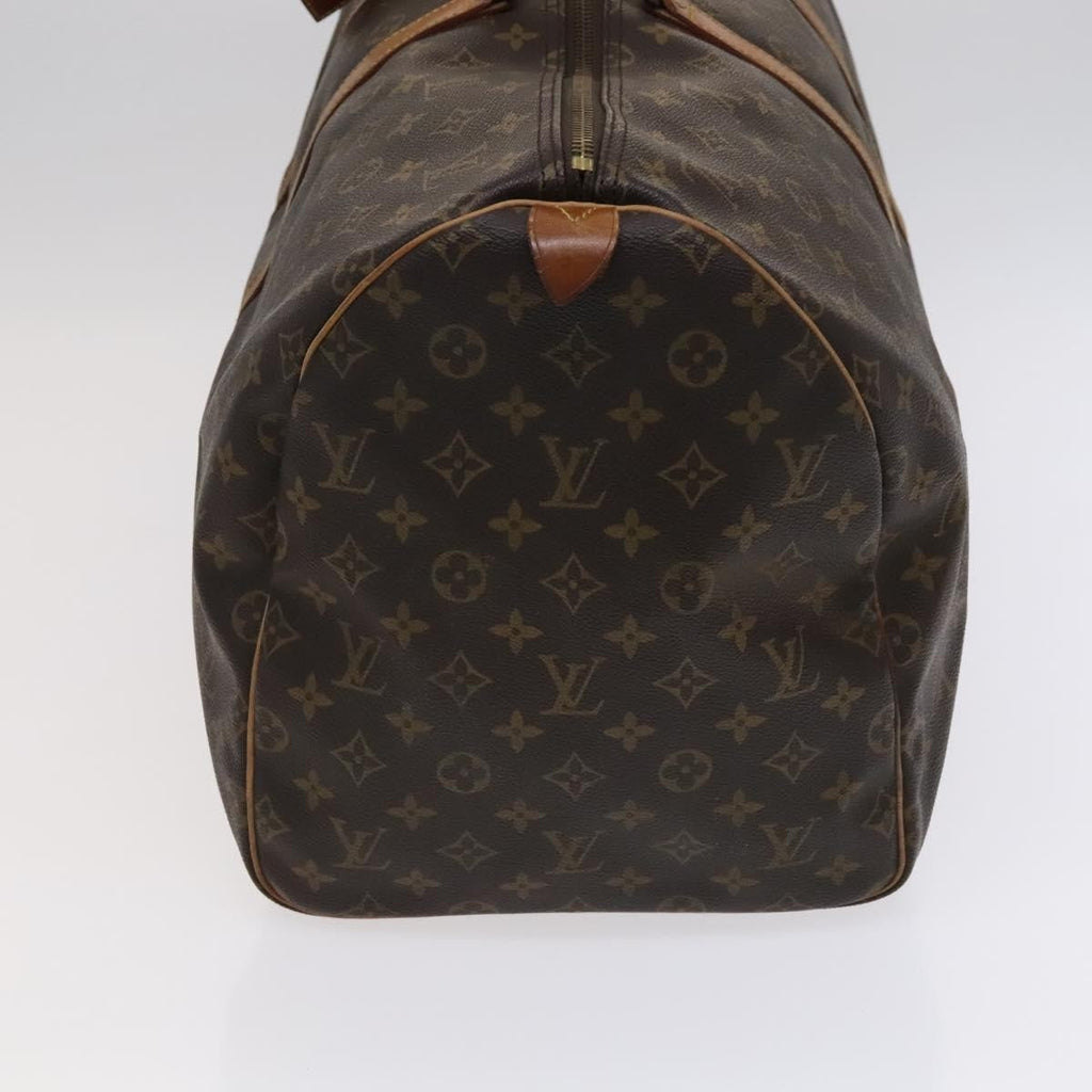 Louis Vuitton Keepall Bag Monogram Canvas Brown Canvas Travel Bag