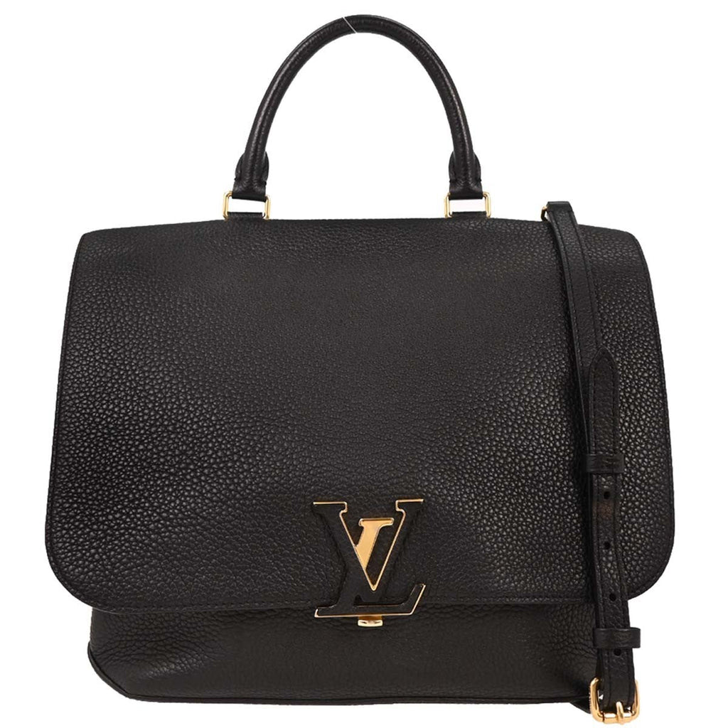 Louis Vuitton Volta Handbag Leather Black Leather Handbag