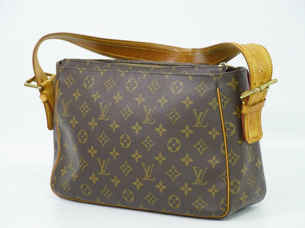 Louis Vuitton Viva Cite Handbag Monogram Canvas Brown Canvas Shoulder Bag