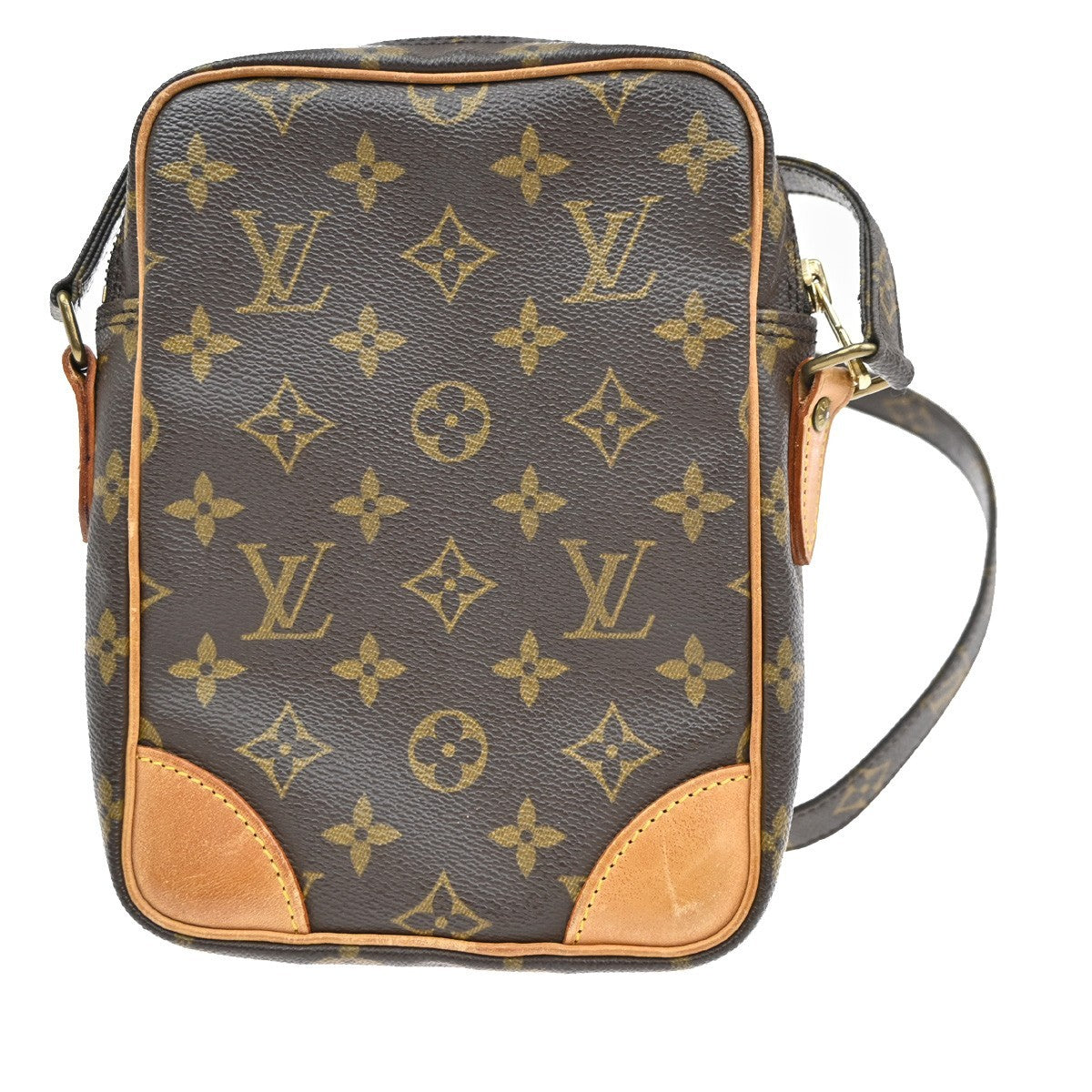 Louis Vuitton Amazone Bag Monogram Canvas Brown Canvas Shoulder Bag