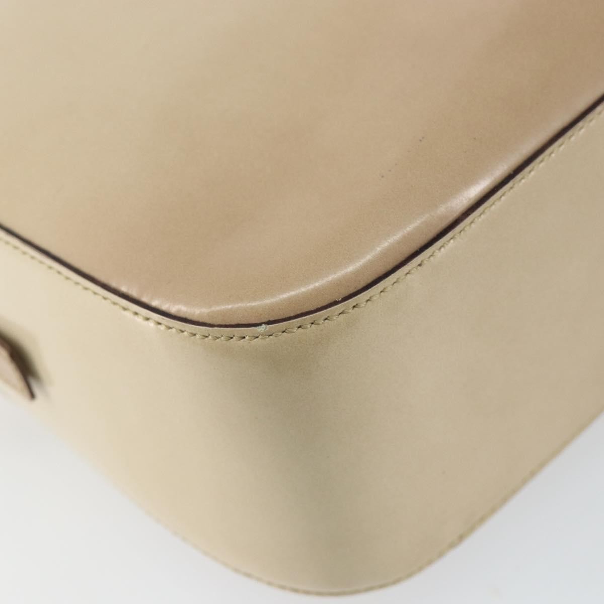 Prada Re-Edition 1995 Handbag Patent Leather Beige Patent_Leather Handbag