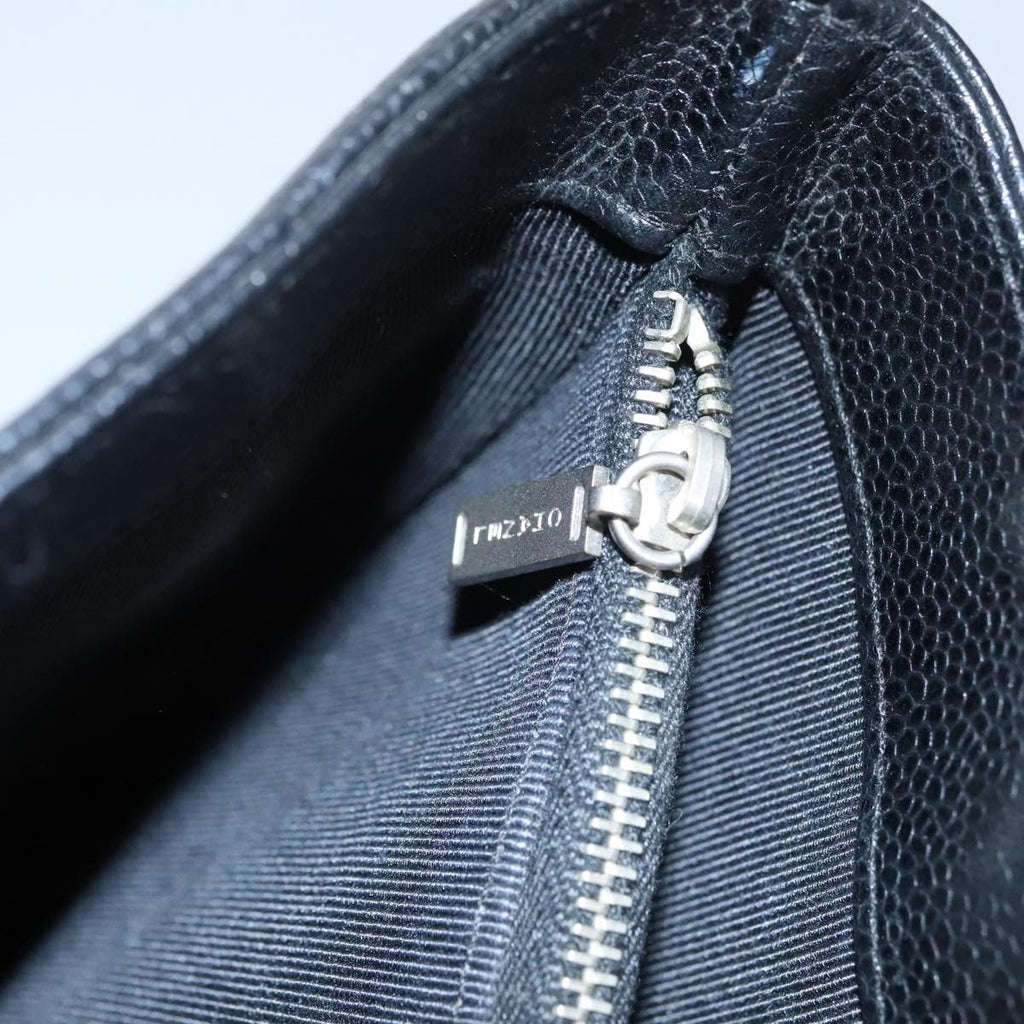 Chanel Vintage Tote Leather Black Leather Tote Bag Bag