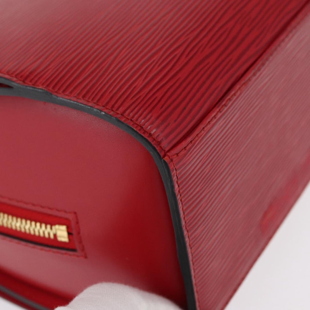 Louis Vuitton Pont Neuf Handbag Epi Leather Red Leather Handbag