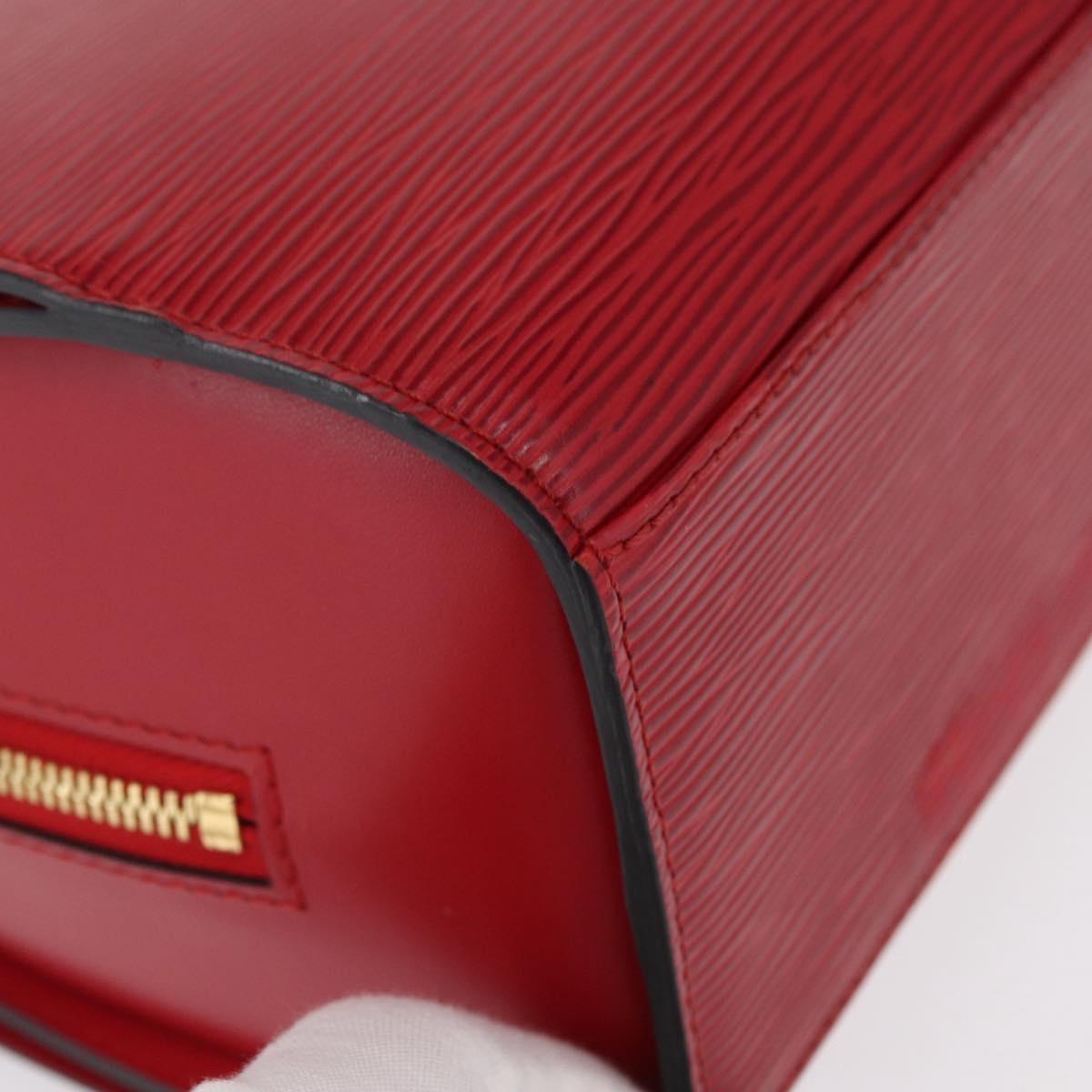 Louis Vuitton Pont Neuf Handbag Epi Leather Red Leather Handbag