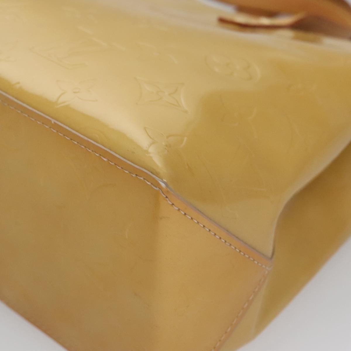 Louis Vuitton Reade Handbag Monogram Vernis Beige Patent_Leather Handbag