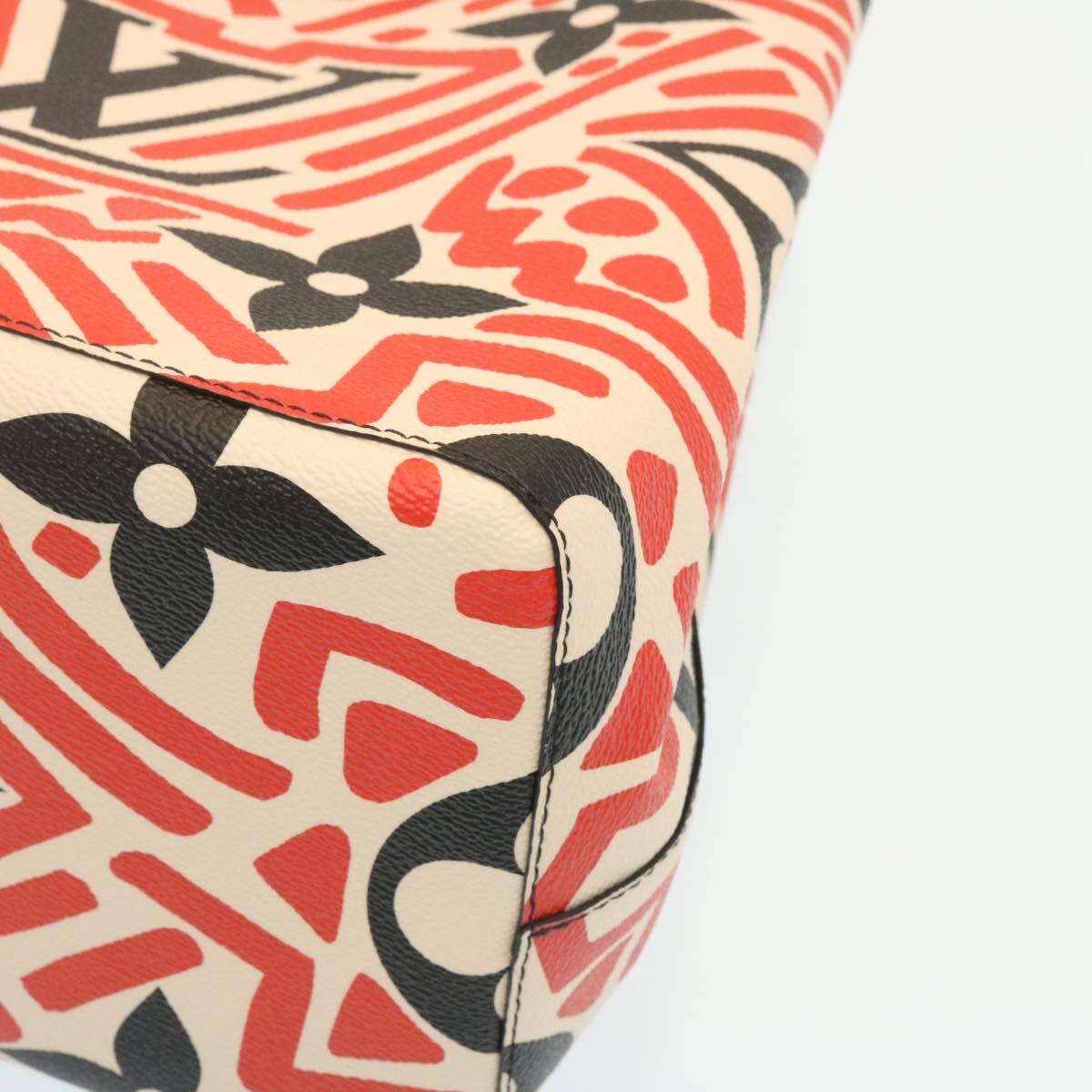 Louis Vuitton Neonoe Handbag Limited Edition Crafty Monogram Giant Red Canvas Bag