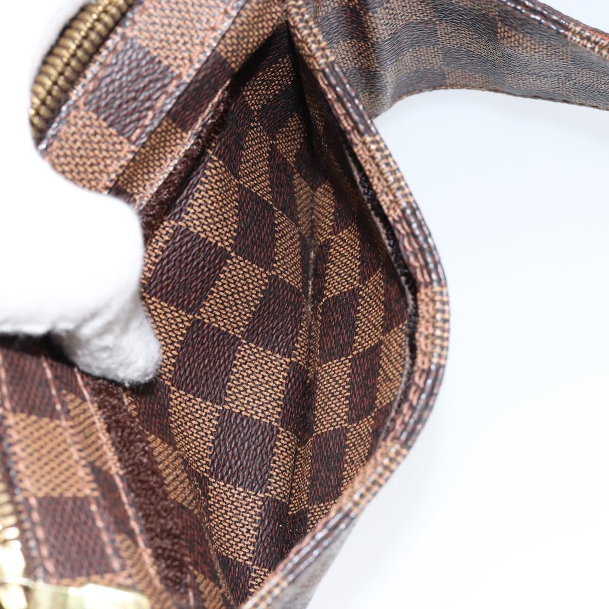 Louis Vuitton Geronimos Waist Bag Damier Brown Canvas Clutche & Pouche Bag
