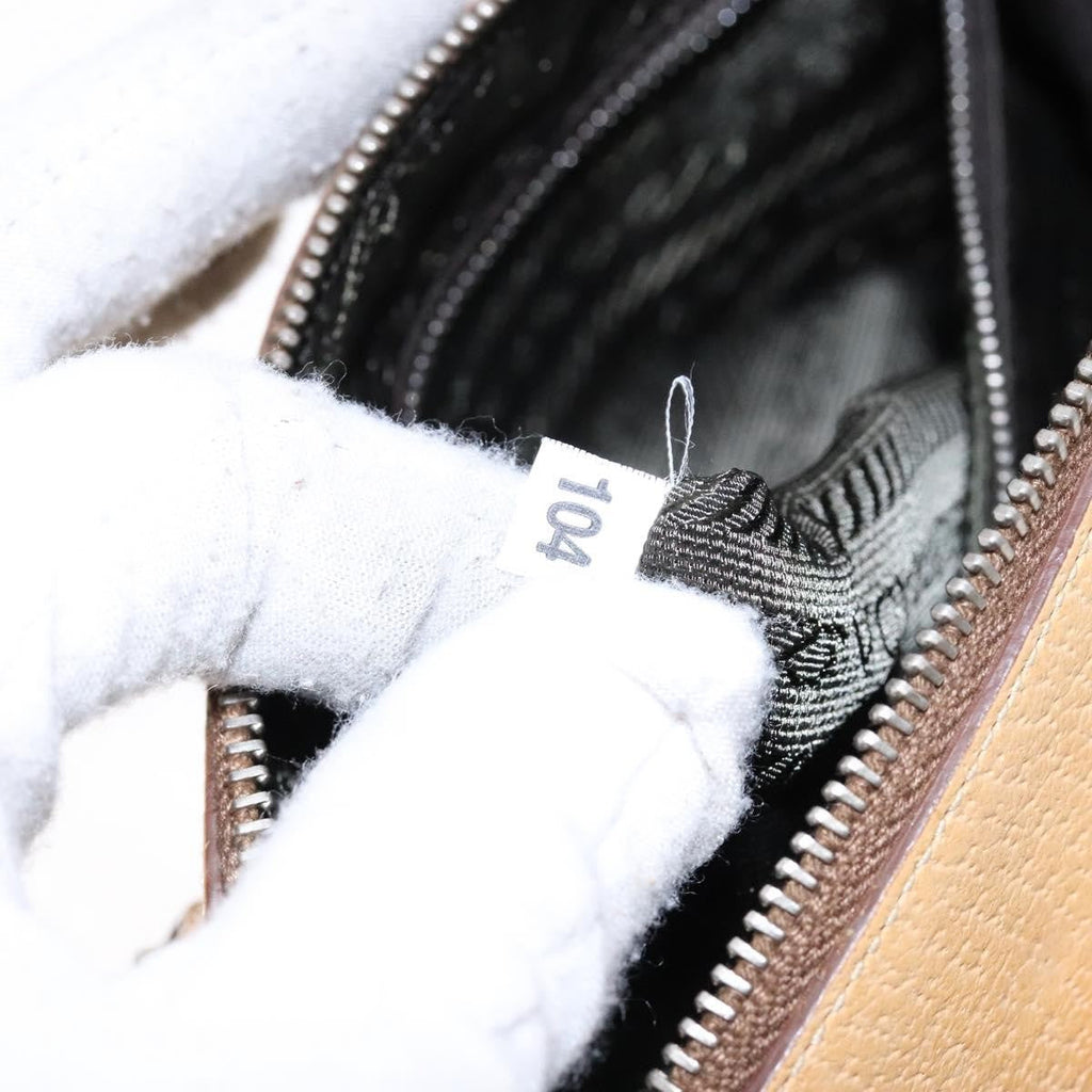 Prada Cuir Promenade Bag Saffiano Leather Beige Leather Handbag