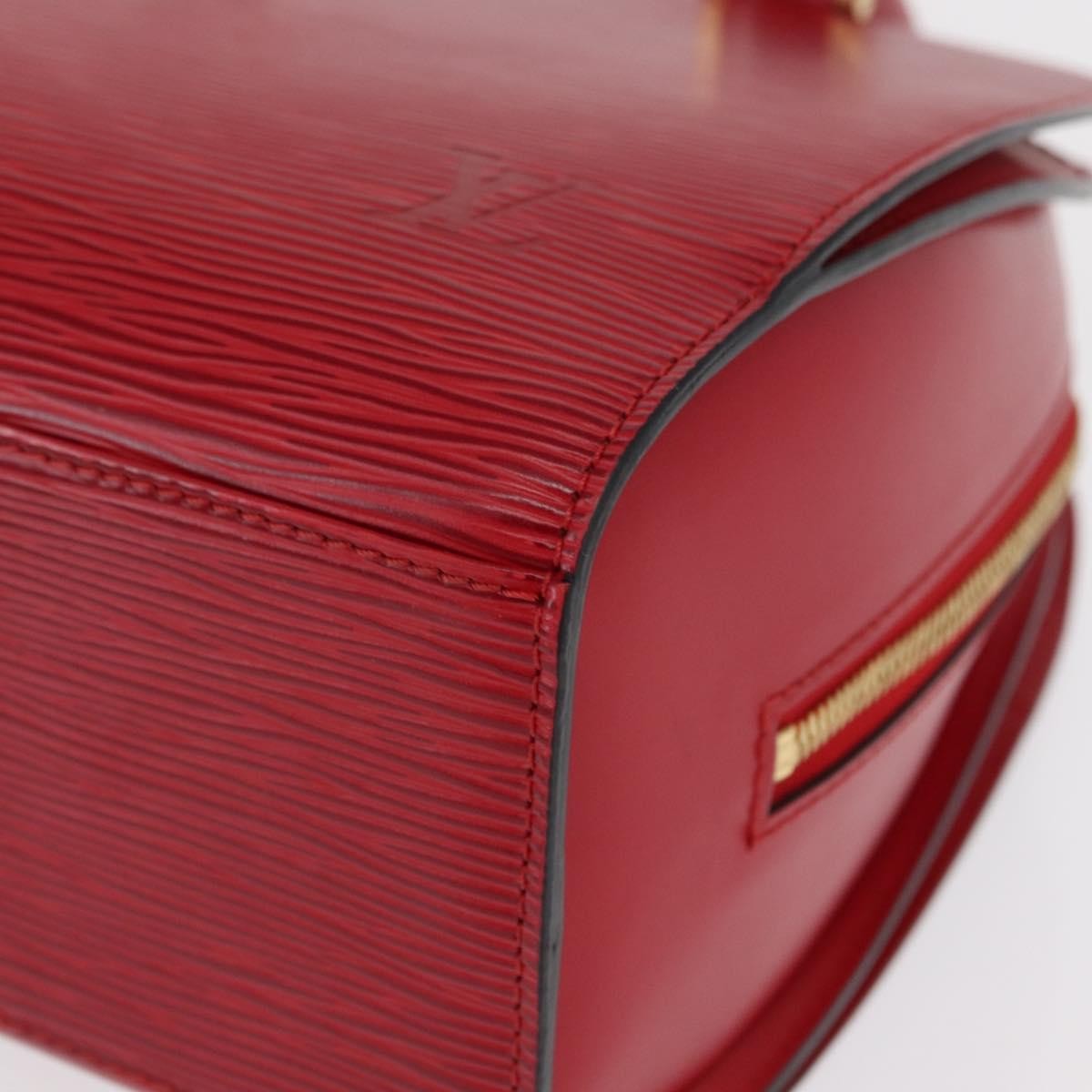 Louis Vuitton Pont Neuf Handbag Epi Leather Red Leather Handbag