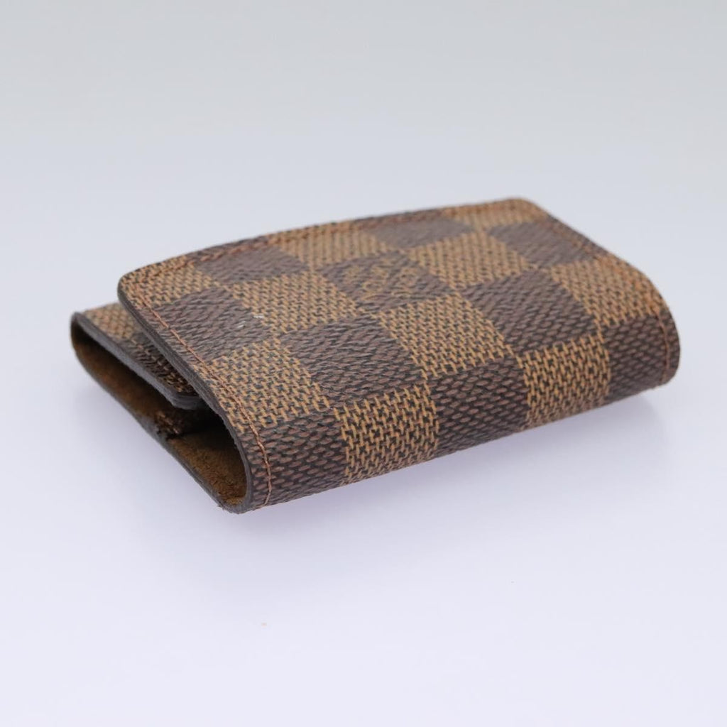 Louis Vuitton Cufflinks Case Damier Brown Canvas Cufflinks Jewelry
