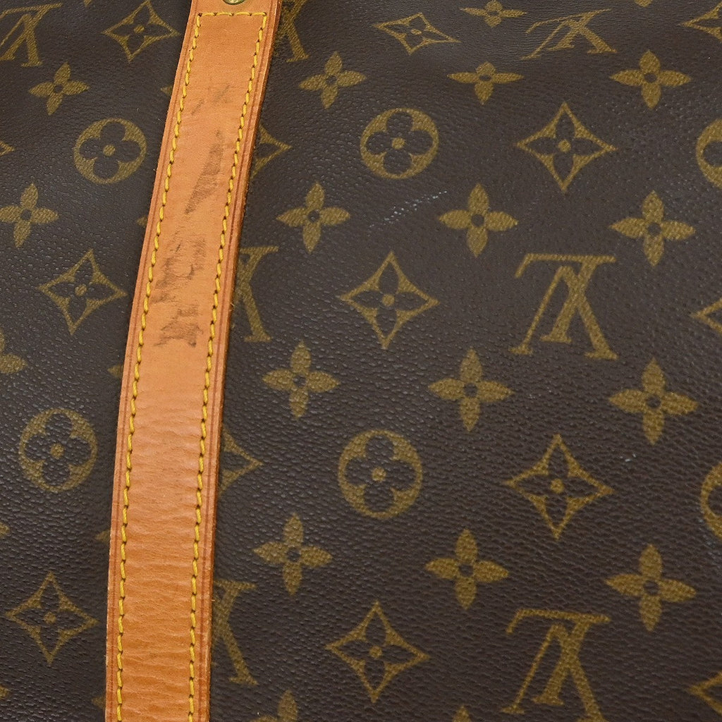Louis Vuitton Keepall Bandouliere Bag Monogram Canvas Brown Canvas Travel Bag