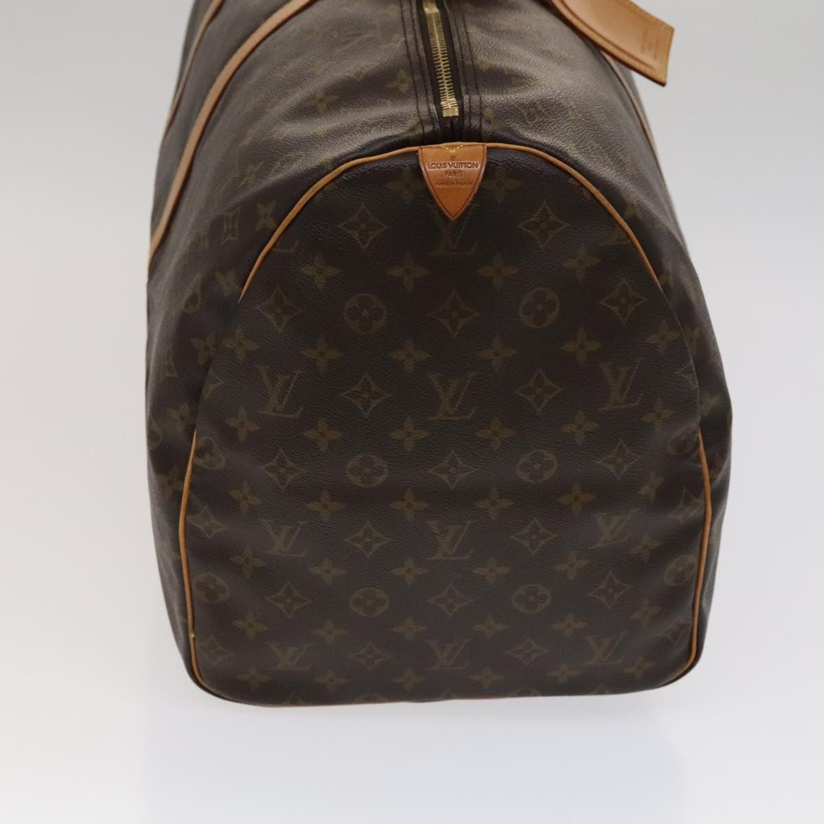 Louis Vuitton Keepall Bag Monogram Canvas Brown Canvas Travel Bag