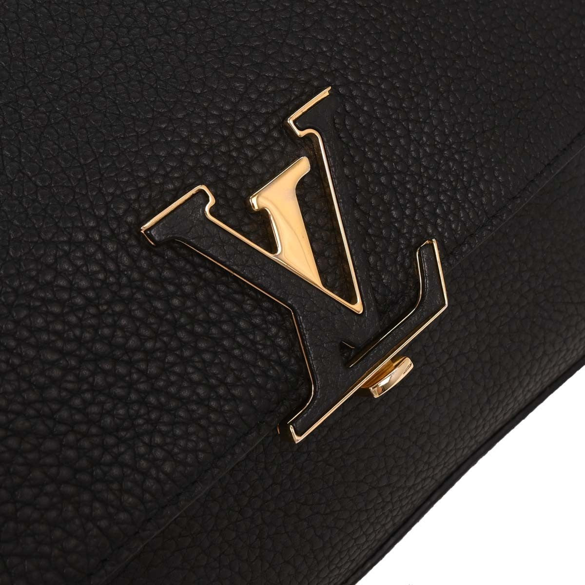 Louis Vuitton Volta Handbag Leather Black Leather Handbag