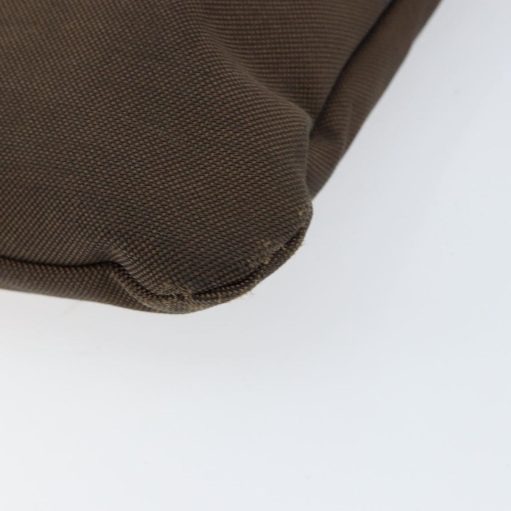 Prada Logo Flat Messenger Canvas Brown Canvas Shoulder Bag Bag