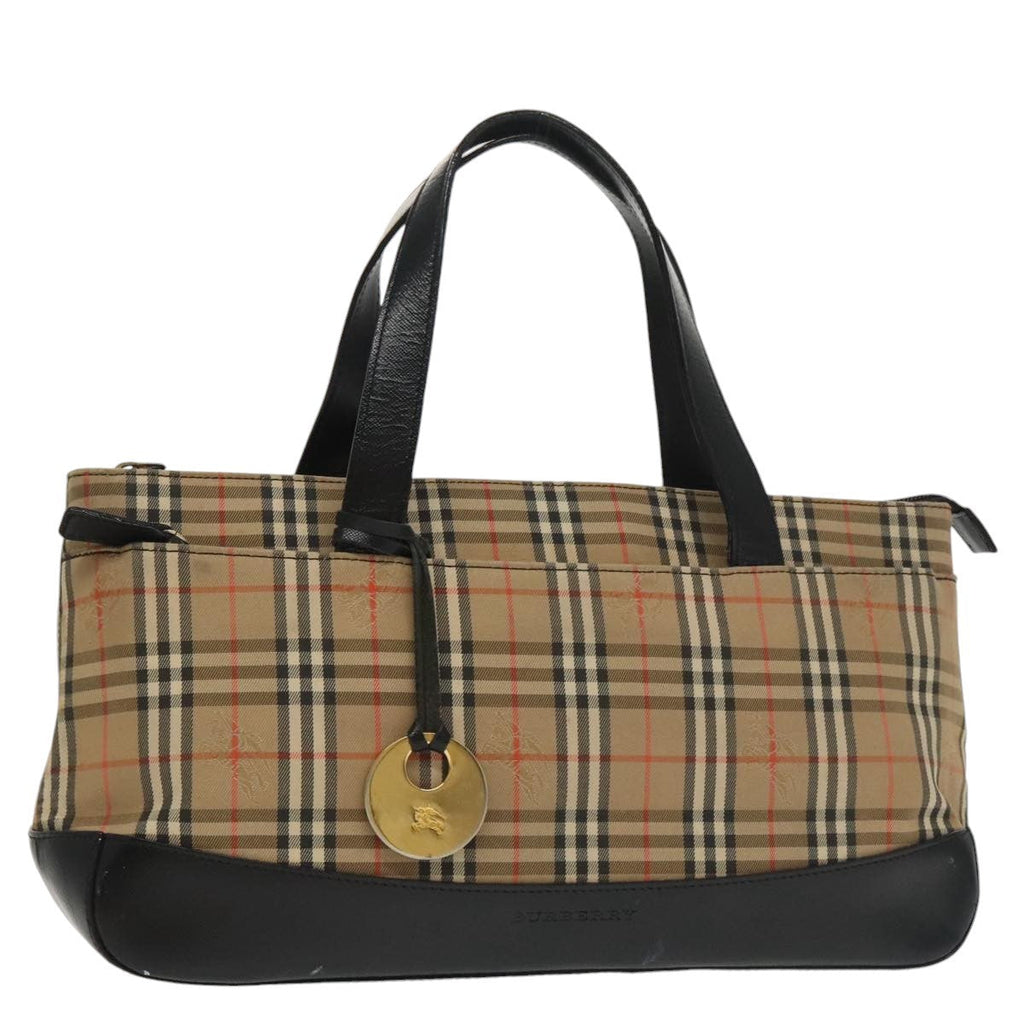 Burberry Nova Check Handbag Nova Check Canvas Beige Canvas Handbag