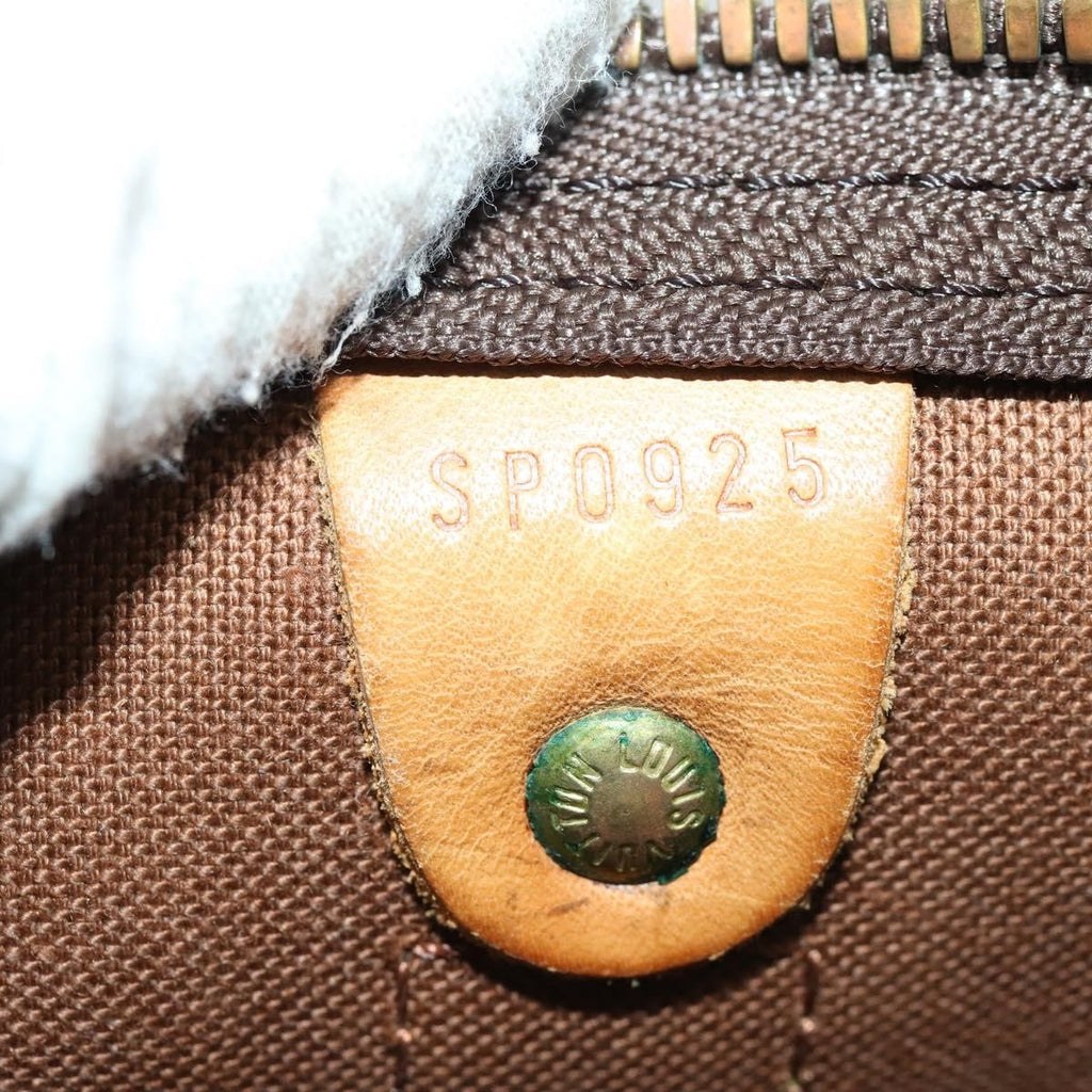 Louis Vuitton Keepall Bag Monogram Canvas Brown Canvas Travel Bag
