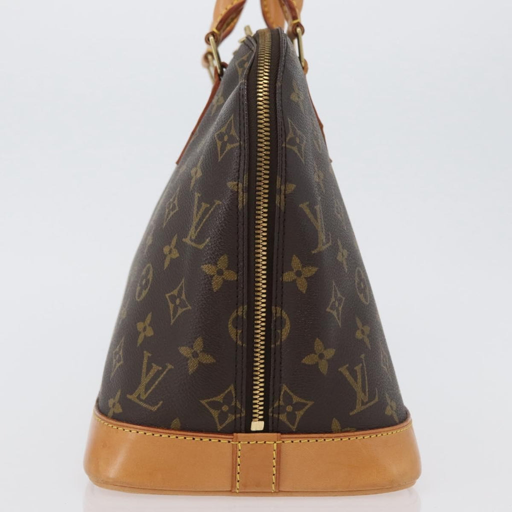 Louis Vuitton Alma Handbag Monogram Canvas Brown Canvas Handbag