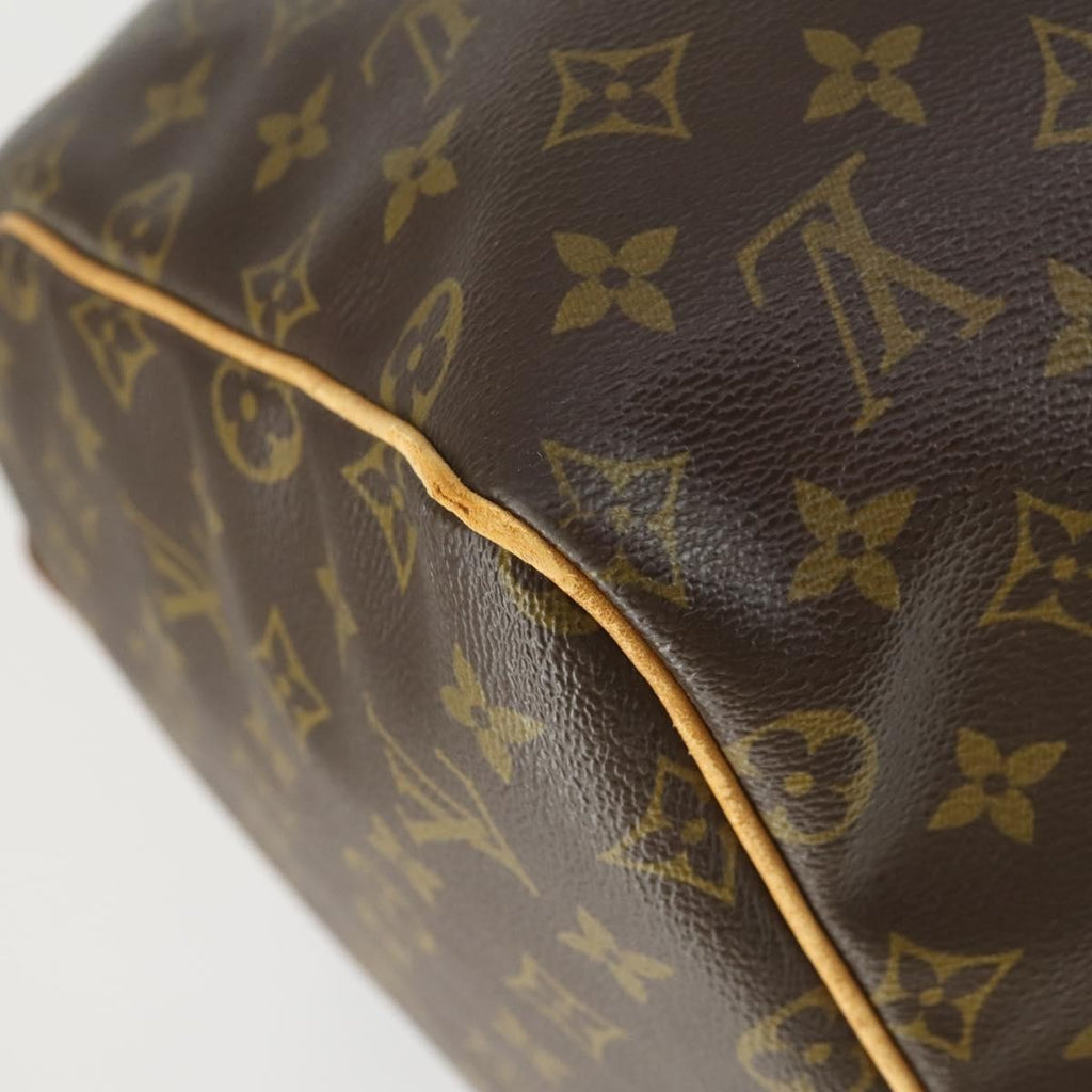 Louis Vuitton Keepall Bag Monogram Canvas Brown Canvas Travel Bag