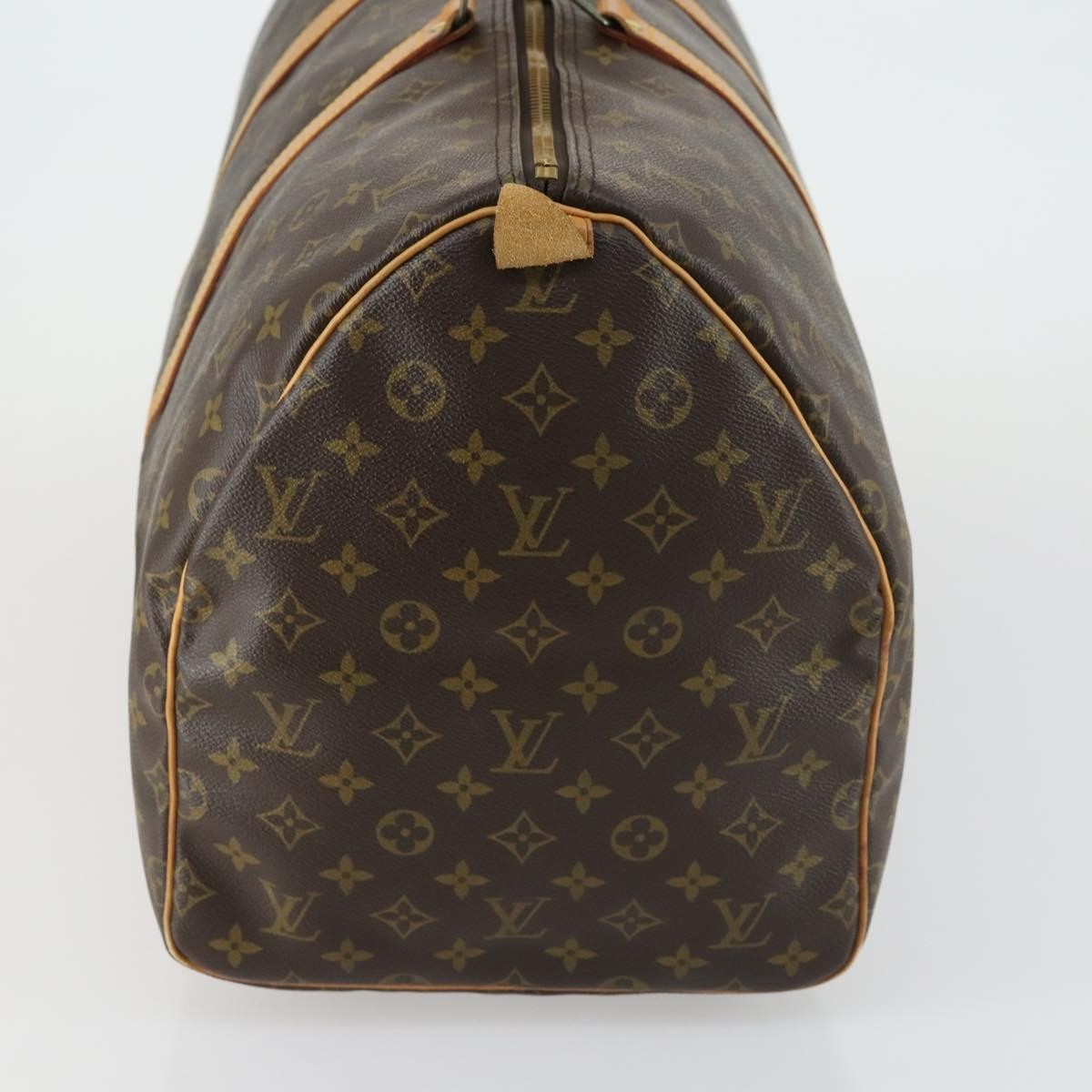 Louis Vuitton Keepall Bag Monogram Canvas Brown Canvas Travel Bag