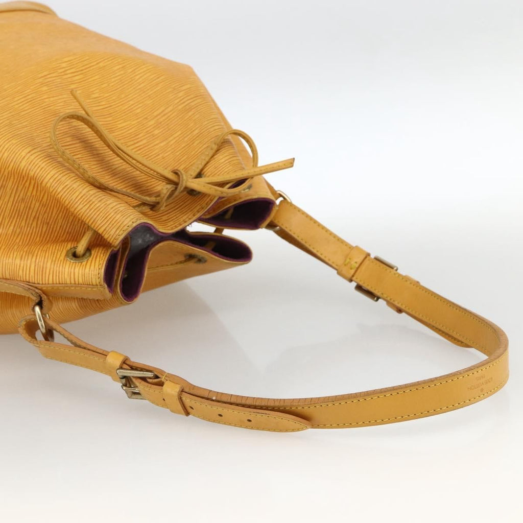 Louis Vuitton Noe Handbag Epi Leather Yellow Leather Shoulder Bag