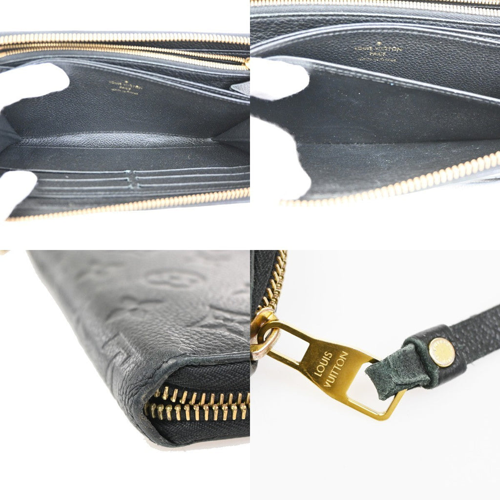 Louis Vuitton Portefeuille Zippy Monogramme Empreinte Monogramme Empreinte Black Leather Wallets Accessory