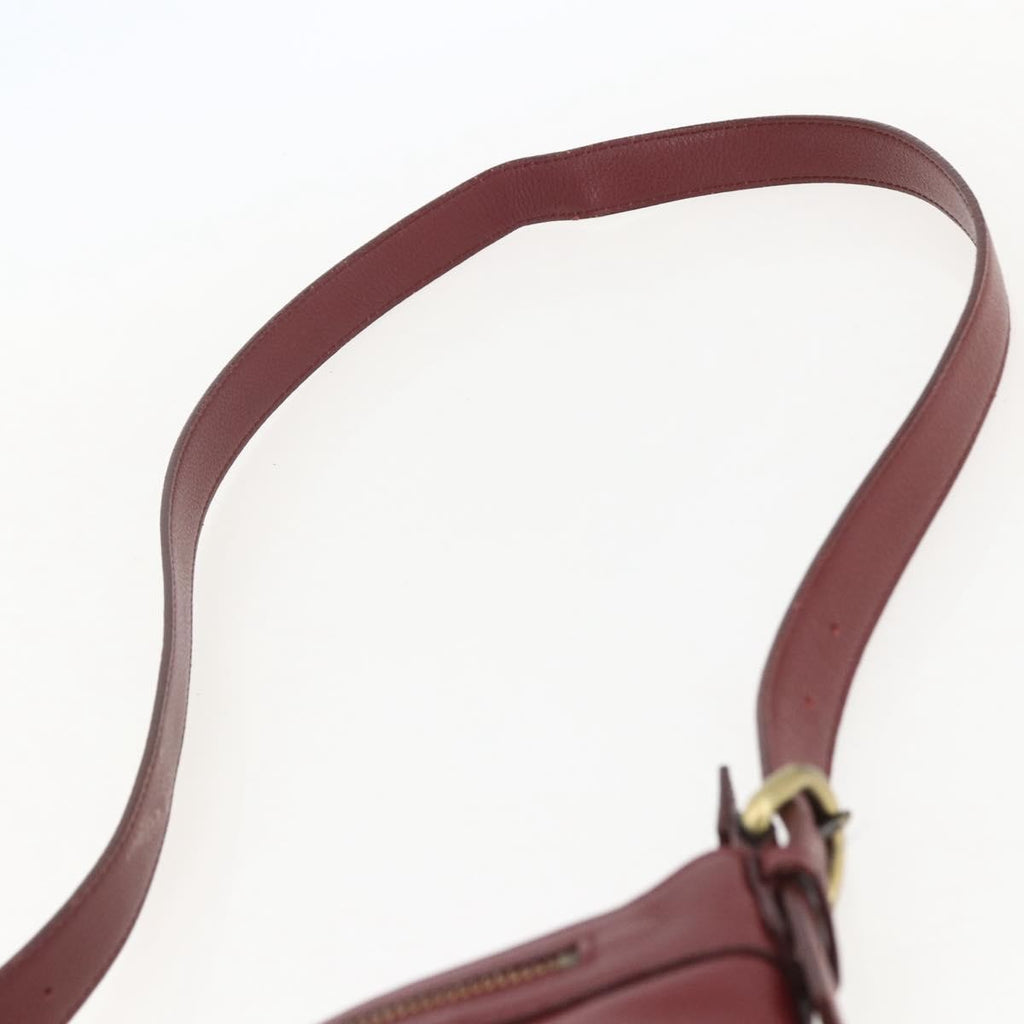 Burberry Vintage Shoulder Bag Leather Red Leather Shoulder Bag