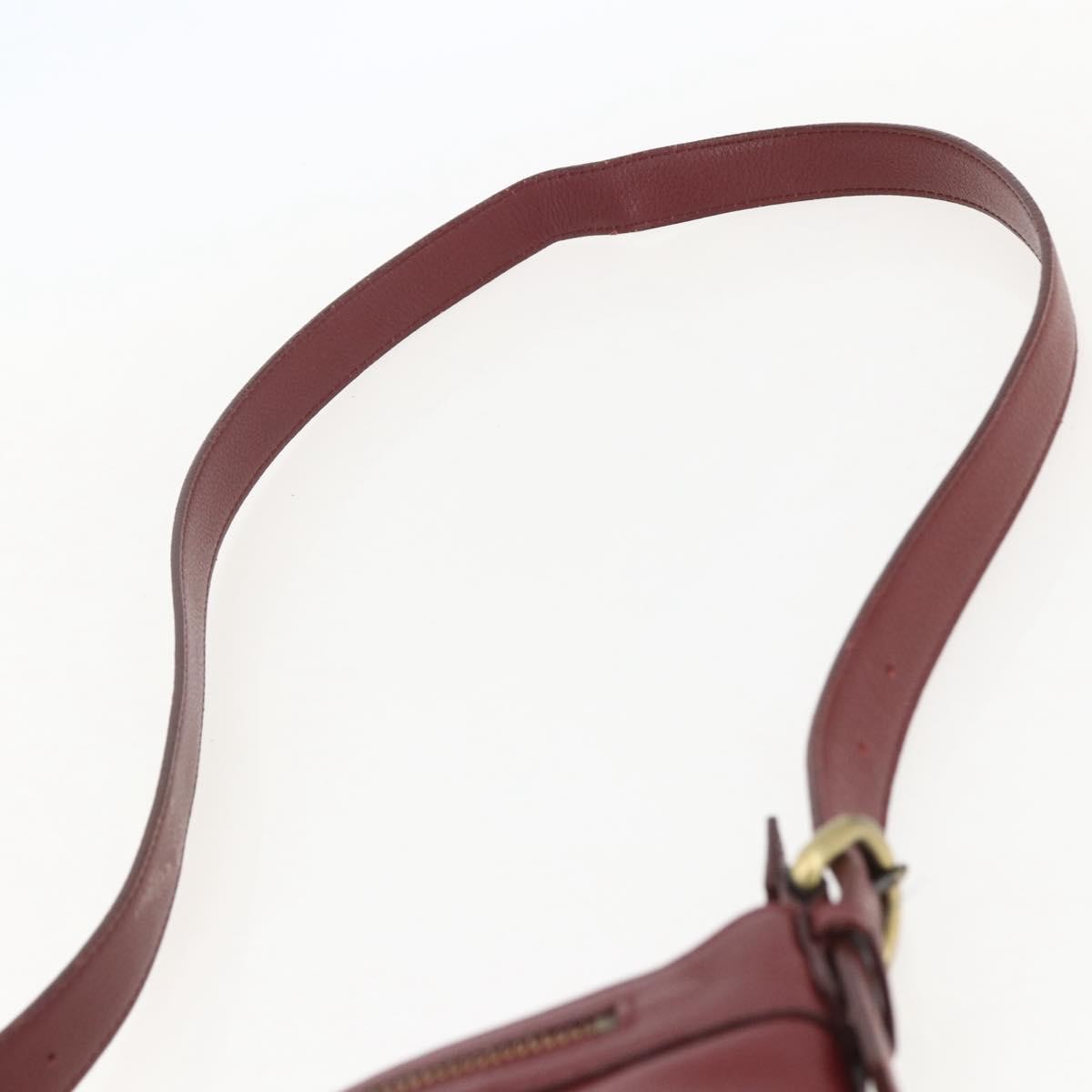 Burberry Vintage Shoulder Bag Leather Red Leather Shoulder Bag