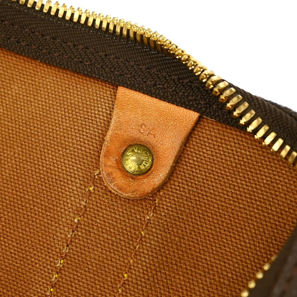 Louis Vuitton Keepall Bag Monogram Canvas Brown Canvas Travel Bag