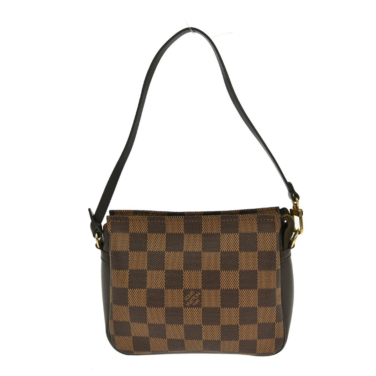 Louis Vuitton Trousse Make Up Bag Damier Canvas Brown Canvas Clutche & Pouche Bag