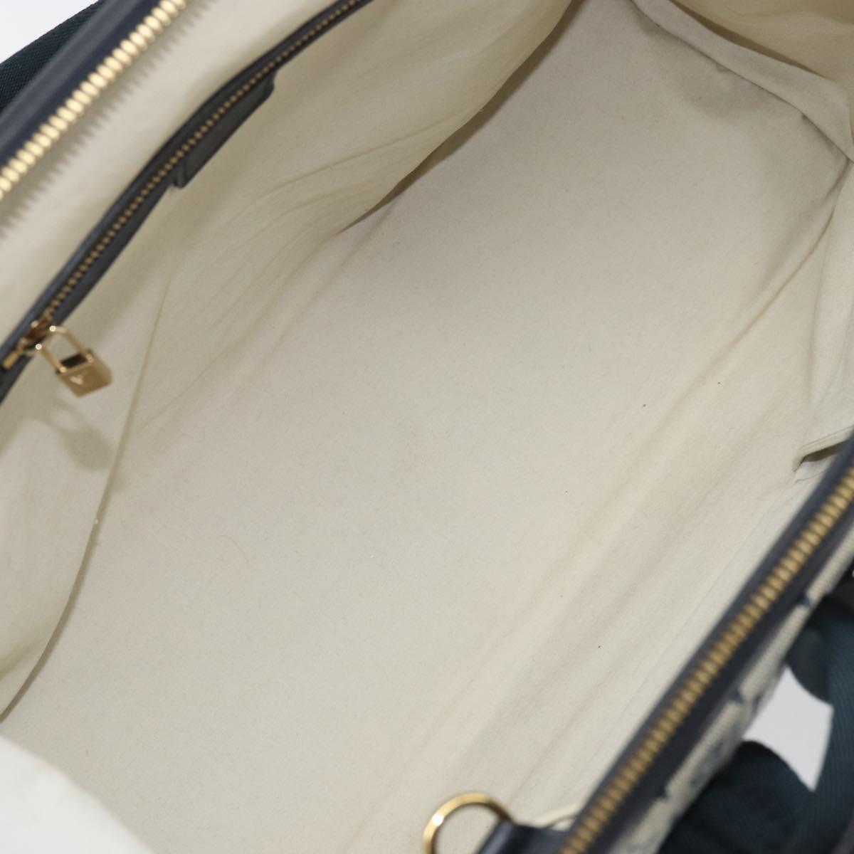 Louis Vuitton Josephine Handbag Mini Lin Blue Canvas Handbag