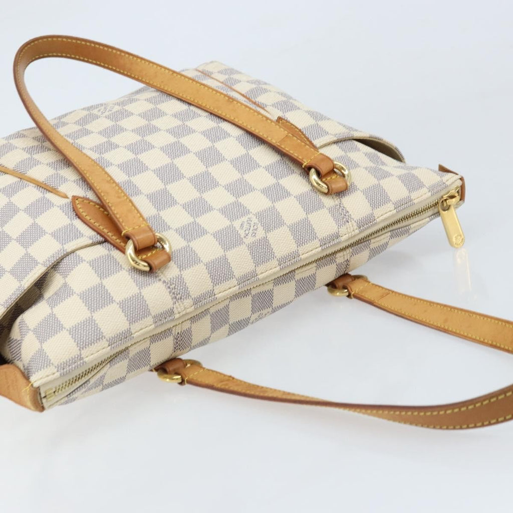 Louis Vuitton Totally Handbag Damier Azur Blue Canvas Tote Bag