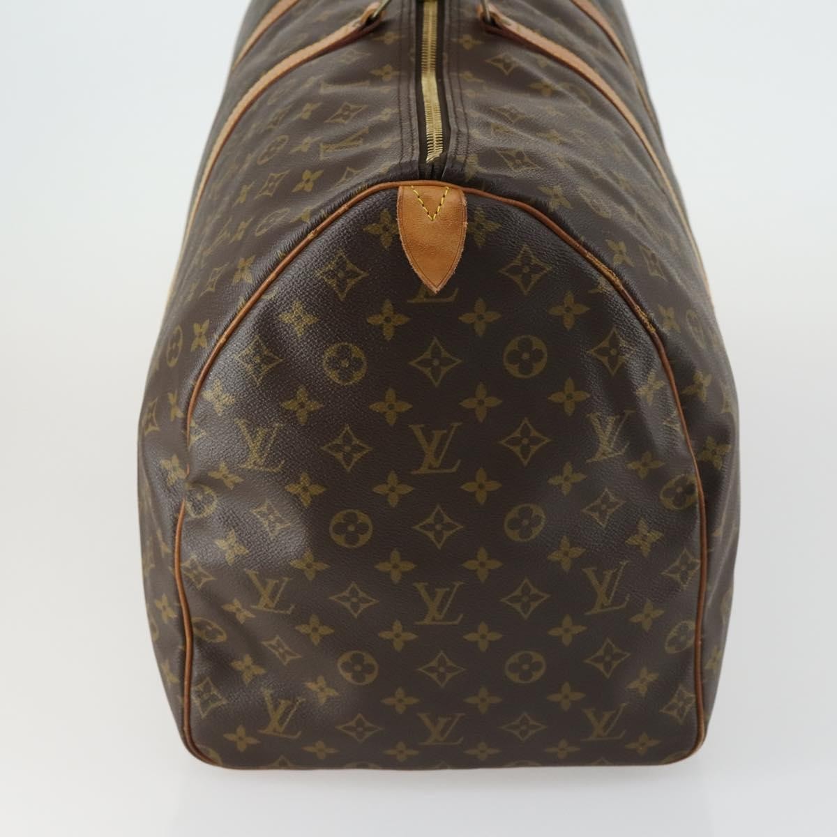 Louis Vuitton Keepall Bag Monogram Canvas Brown Canvas Travel Bag